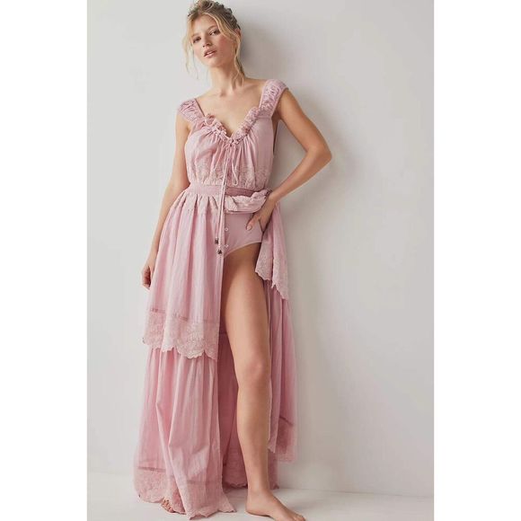 Free People Dresses & Skirts - Free People Mila Maxi Bodysuit Dress